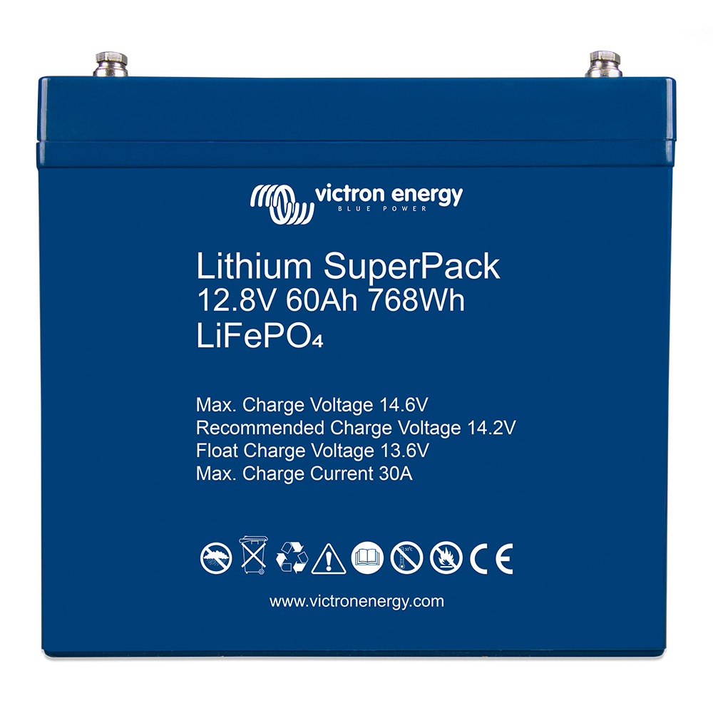 Batterie Lithium - Victron Energy SuperPack 12,8V/60Ah