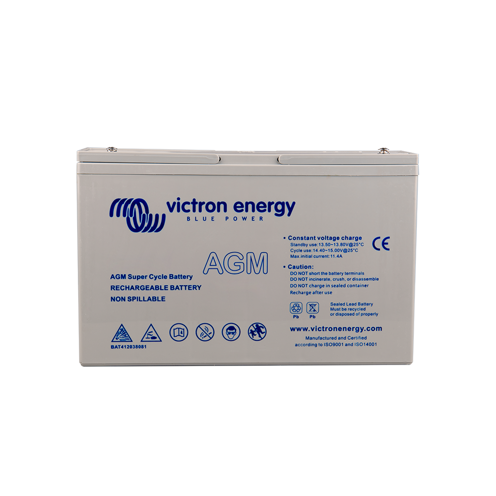 Victron 12V/15Ah AGM Super Cycle Battery – solarelectrification.com